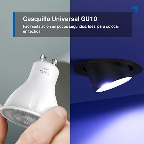L630(4-Pack) - Bombilla inteligente WiFi, 16M colores, 1100 lm, E27