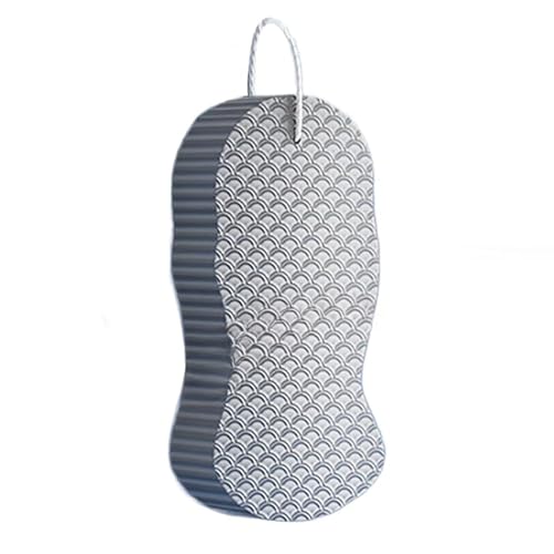 2PCS Magic Exfoliating Bath Sponge for Body, 3D Super Soft Exfoliate Body Scrubber, Reusable Handheld Shower Brush Remover Dead Skin for Adults Women Men Cleansing Skin No Silicone Net Sponge