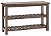 Ashley Furniture Signature Design - Vennilux Sofa/Console Table - 2 Shelves - Vintage Casual - Grayish Brown