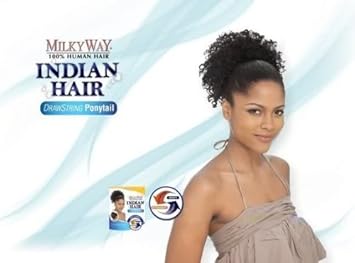 Amazon Com Milky Way 100 Human Hair Ponytail Indian Jerry Pony