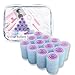 Xnicx 36 Packs Self Grip Hair Roller Set Jumbo Large Small Medium Hair Rollers Hairdressing Curlers Tools with Clips
