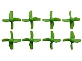 Apex RC Products Blade Inductrix Neon Green CW CCW Props - 2 Sets (8 Props) #9060G