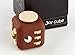 Moral Illusion Joy Cube - Chocolate Fidget Cube For Stress And Anxiety Relief ADHD, ADD, OCD - Silent Focus Dice With Extra Durable Silicone For Children And Adults - Quality Inspected Product