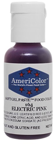 Americolor Gel Paste Food Color, Electric Pink