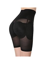 Defitshape - Bragas moldeadoras para mujer, cintura alta, acolchadas