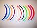 12 Pcs COMB BANANA CLIP HAIR RISER CLAW JAW INTERLOCKING LOT 6