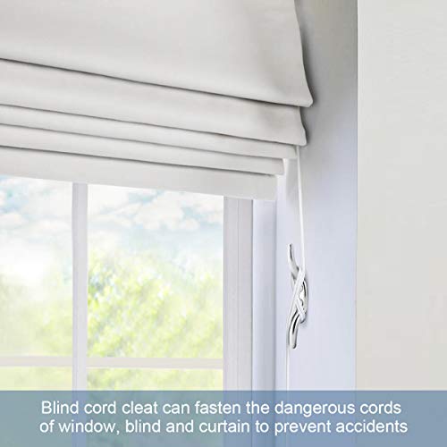 Magicfour Blinds Cord Cleat Baby Safety Rope Cleats, Small Rope Cleat