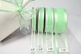 Mint Organza Ribbon With Satin Edge-25 Yards X 3/8 Inches