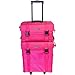 SHANY Soft Makeup Artist Rolling Trolley Cosmetic Case with Free Set of Mesh Bags, Summer Orchid