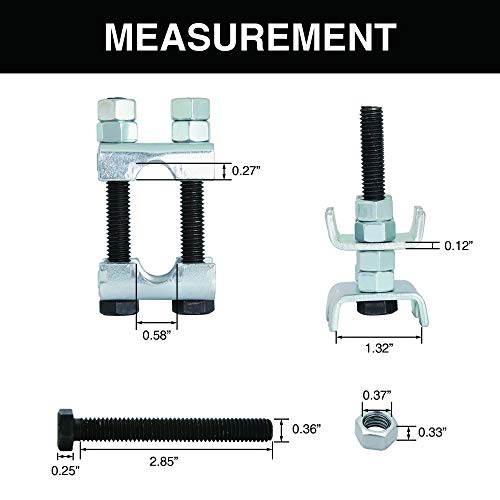 ONLTCO Spring Compressor Tool, Coil Spring Compressor Tool, Adjustable Strut Compressor Tool, Coil Spring Tool, for Automobile Vehicle Truck Car, 2 Pcs