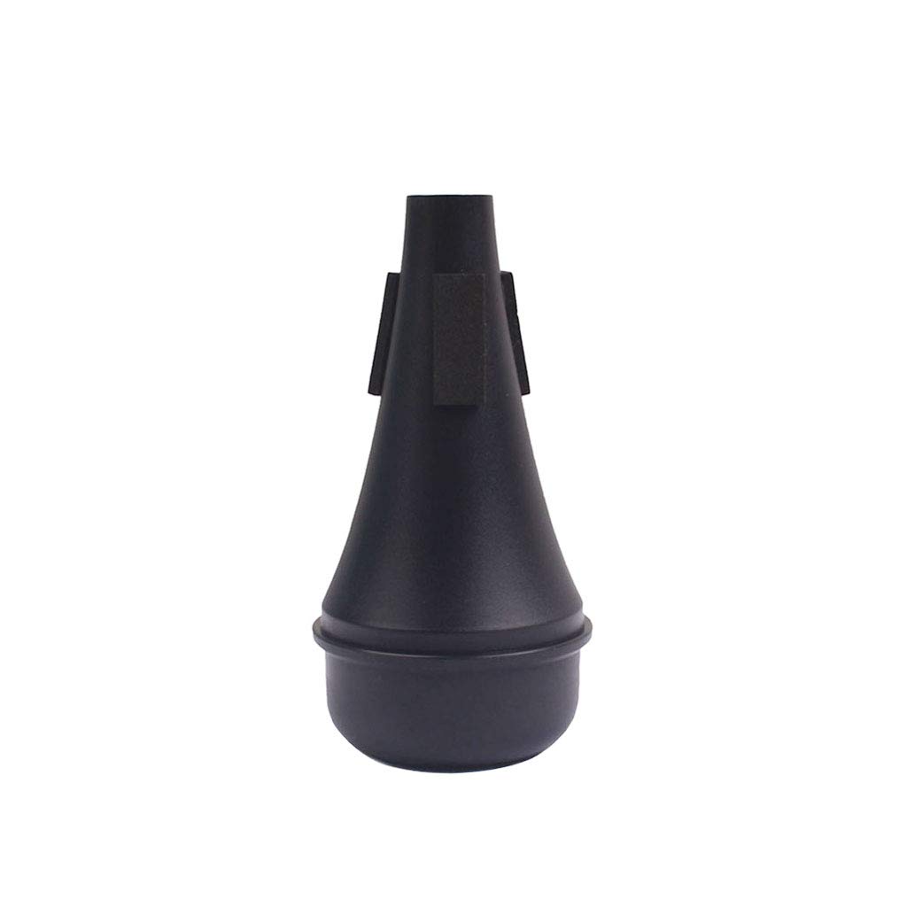 Alnicov Professional Trumpet Straight Practice Cup Mute Lightweight Silencer Musical,Black