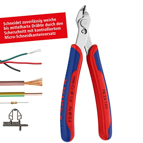 Knipex Electronic Super Knips® mit Mehrkomponenten-Hüllen 125 mm 78 23 125 – Bild 3