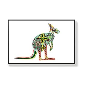 Canvas Wall Art for Living Room, Bedroom Cute Animals Framed Canvas Prints for Home Decoration Ready to Hang - 16x24 inches