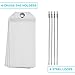 Cruise Luggage Tags Tags for Traveling - Durable PVC e-Tag Holders - Bounce Beach Towel Clips (Clear 4pack)