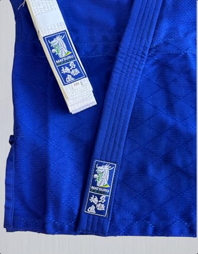 Kimono Judô Matsuru Trançado 350g Unissex Faixa Branca