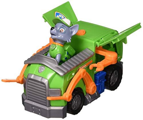 Paw Patrol, Rockyâ€™s Transforming Recycle Truck with Pop-Out Tools and Moving Forklift, for Ages 3 and Up