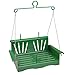 Belle Fleur Porch Swing Squirrel Feeder, Green, 3 Corn Cob Capacity