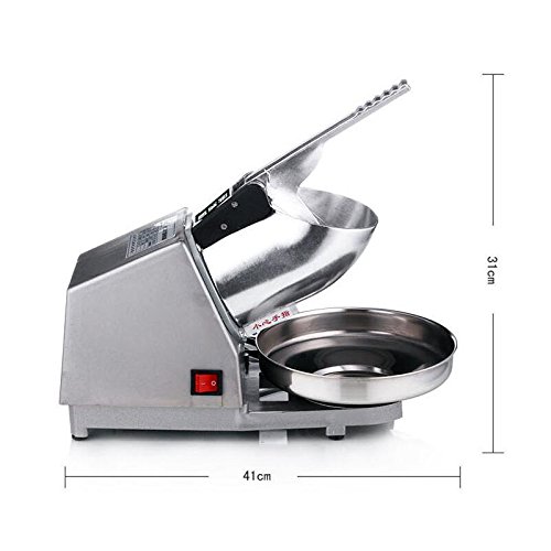 OUBAYLEW Elektrischer Eiswürfelmaschine Eis-Crusher Eiscrasher Eiswürfelbereiter IceCrusher 220V – Bild 3