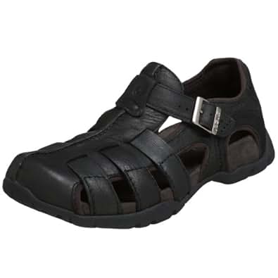 Amazon.com | Teva Men's Cardenas Fisherman Sandal, Black, 9 M US | Sport Sandals & Slides