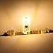 Reelco 6-Pack Shorter<1.37in G8 LED Light Bulb 3Watt Dimmable Warm White 3000K 120V Under-Counter Lights Kitchen Light Microwave ovens Lights Equivalent 25W Halogen Bulb