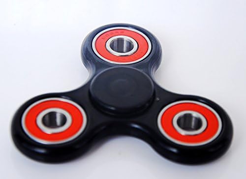 Fidget Spinner Toy Premium Hybrid Ceramic Bearing - Perfect For ADD, ADHD, Anxiety, and Autism Adult Children (Red&amp;Black)
