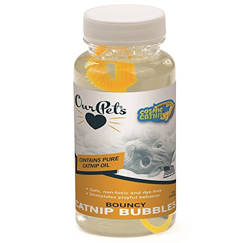 OurPets Catnip Bouncy Bubbles Cat Toy, 5-Ounce