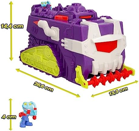 METAZELLS Wrock Raider - Veículo grande com muitas funções, incluindo outro veículo mais pequeno e figuras Metazells - Presente ótimo para RAPAZES e RAPARIGAS +4 anos