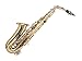 Eb Alto Saxophone Gold Lacquer Finish, Pad Saver, Neck Strap, Hard Case (609436)