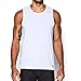 Under Armour Men's Core Tank, White/Steel, X-Large