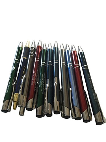 Misprint Metal Retractable Ballpoint Pens (Assorted) (Pack Contains 50 Pens) by Varies