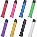 JOVITEC 8 Pieces Tennis Badminton Rackets Grips Overgrips Tape for Anti-Slip and Absorbent Grip, Multicolor