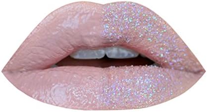 Glitter Lipstick Duo- DIVA- Go from day to night time ready! Lipstick and Cosmetic Glitter Pots with Lip Brush- All Natural base. Handmade in the USA. Vegan Friendly and Cruelty Free