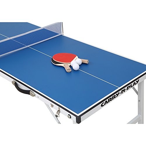 Harvil 60Inch Folding Portable Table Tennis Table with FREE