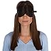 Everest Essentials Silk Sleep Mask with Adjustable Strap, Blocks Out Light and Helps Sleep Better | Eye Mask for Yoga, Shift-Work, Migraines, Puffy Eyes | Blindfold Comes in a PE Zip Bag, Black