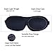 Natural Silk Eye Mask & Blindfold With Ear Plugs By iSirius, Super Comfortable Adjustable Sleep Mask For Women Men & Kids.
