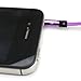 GOgroove AudiOHM DX Noise Isolating In-Ear Earbuds Earphones (Purple) with Anti-Tangle Cord and Interchangeable Silicone Ear Gels for Smartphones , Tablets , mp3 Players , Laptops , Portable DVD Players & More