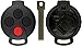 KeylessOption Keyless Remote Smart Car Uncut Blank Key Fob Case Shell Cover Housing For Smart Fortwo KR55WK45144