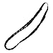 SODIAL Bohemian Double Hair Braid Plait Headband - Black