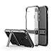LABC, iPhone 8 / iPhone 7 Case, Kickstand Clear Case, Easy Grip/High Durability/Anti Slip/Protection -Black (LABC-126-CBK)