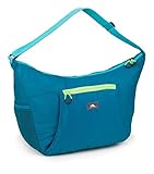 High Sierra Pack-N-Go 2 26L Yoga Duffel Bag, Sea/Tropic Teal/Zest