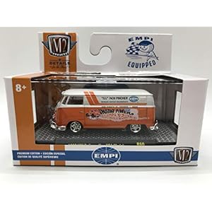 M2-Machines-by-M2-Collectible-EMPI-1960-VW-Delivery-Van-USA-Model-164-Scale-R60-20-34-WhiteOrange-Details-Like-NO-Other-1-of-6000