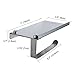 AKDSteel Toilet Paper Holder Dispenser Wall Mounted Bathroom Tissue Holder with Phone Holder,SUS 304 Stainless Steel