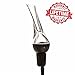BlizeTec 2-in-1 Wine Aerator Pourer with Decanter Spout, Reusable Wine Stoppers and Exclusive Food Pairing Guide Included