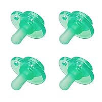 Nookums Paci-Plushies Replacement Pacifier 4 Pack - Includes 4 Green Pacifiers