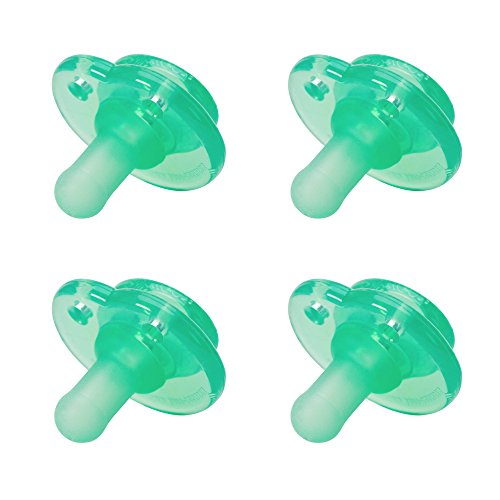 Nookums Pacifier 4 Pack Orthodontic Single Piece Design 100