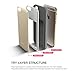iPhone 6s / 6 Case, DesignSkin [Slider] [Sliding Card Holder Slot] Extreme heavy Duty 3-Layer Bumper Protection Wallet Cover with Card Holder Case for iPhone 6s (2015) / iPhone 6 (2014) - Gold