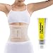 Waist Trainer Corset with Sweat Cream – Women’s Slim Abs Waist Trimmer with Slimming Body and Skin Gel (Beige, 2XL/3XL)