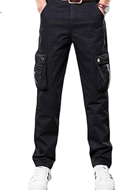 Amazon Piiteカーゴパンツ メンズ ミリタリー ワークパンツ 作業着 ゆったりロング丈パンツ 迷彩柄 お兄系 ポケット 登山パンツ モスグリーン カーキ 黒 大きいサイズ アウトドア ロングパンツ 通販