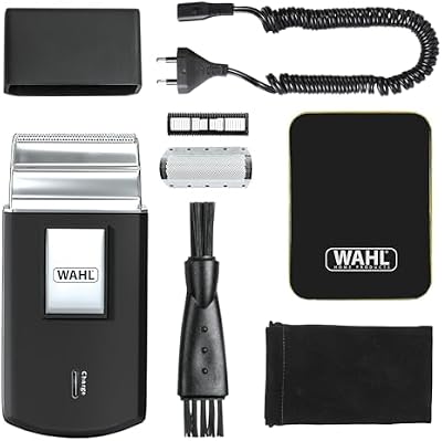Travel Shaver Rasoio elettrico senza fili e ricaricabile per uomini, ottimo per i viaggi, per tagliare i capelli e la barba, compatto e portatile
