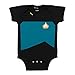 Star Trek The Next Generation Starfleet Uniform Baby Snapsuit (0-6M, Blue)